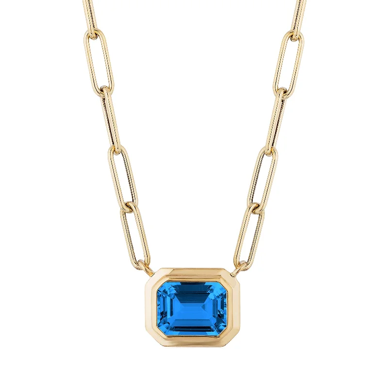 London Blue Topaz Manhattan Pendant