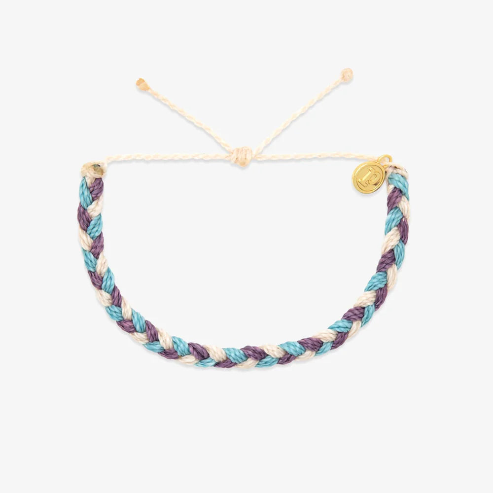 Pura Vida Braided Bracelet - Pinky Promise