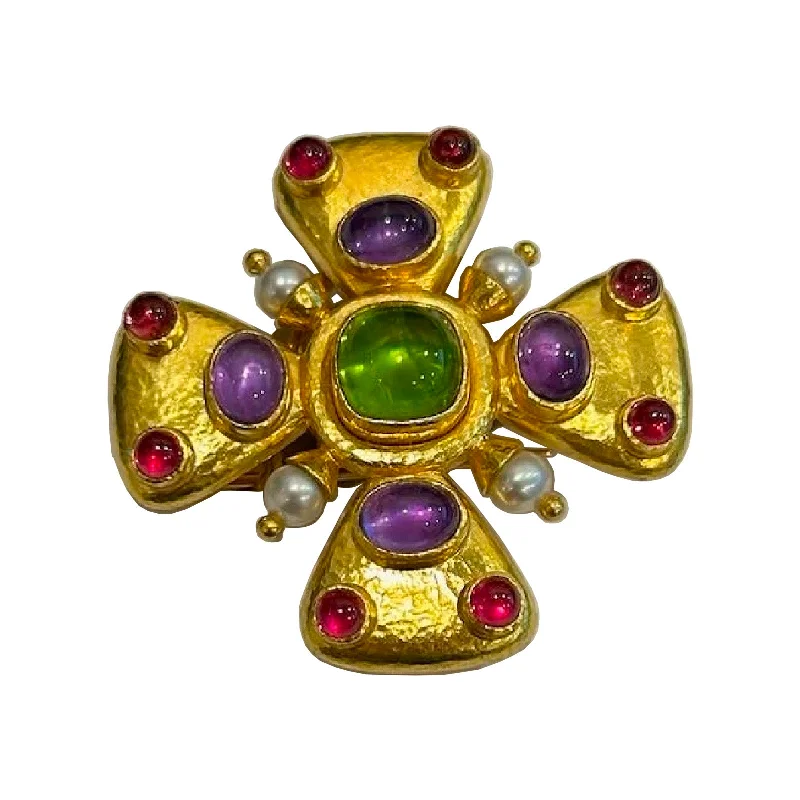 Sugarloaf Maltese Cross Brooch