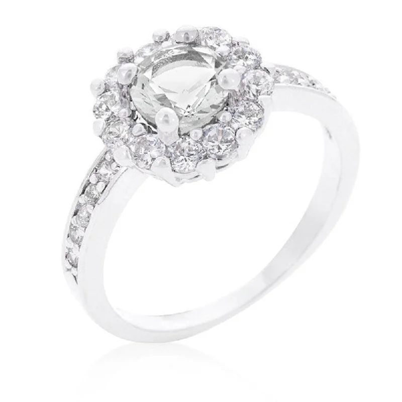 Round Cut Bella Birthstone Engagement Ring For Women