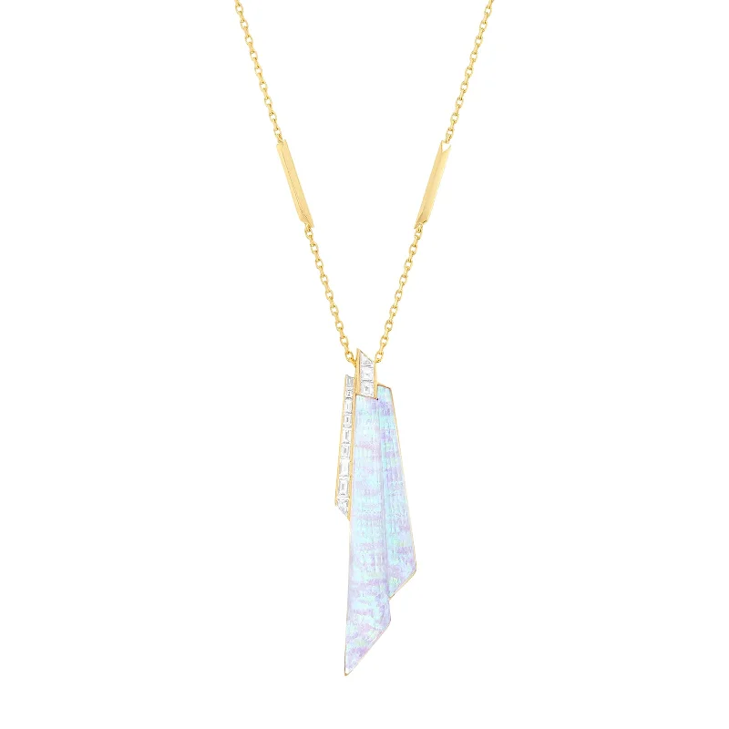 Crystal Haze Shard Pendant