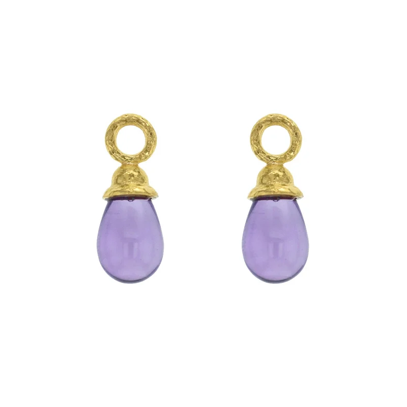 Amethyst Earring Pendants